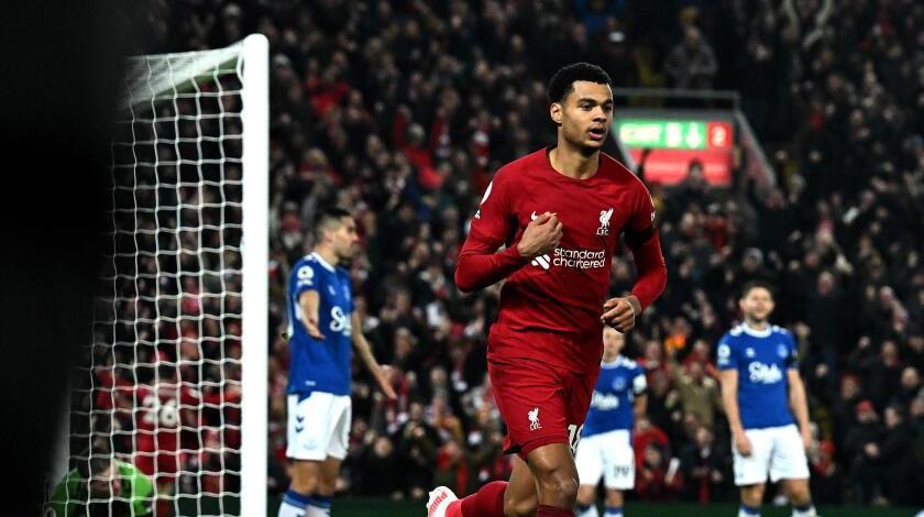 Liverpool finally gets a win in the English Premier League after defeating Everton in the Mersey Side derby on Monday night.